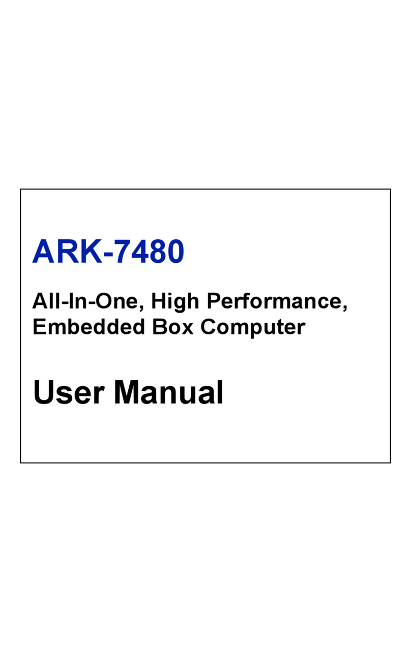 Advantech ARK-7480 User manual