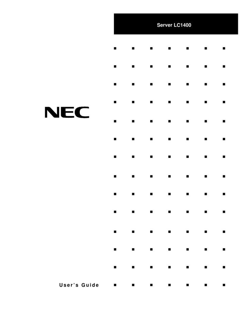 NEC NEC Express5800 Series User manual