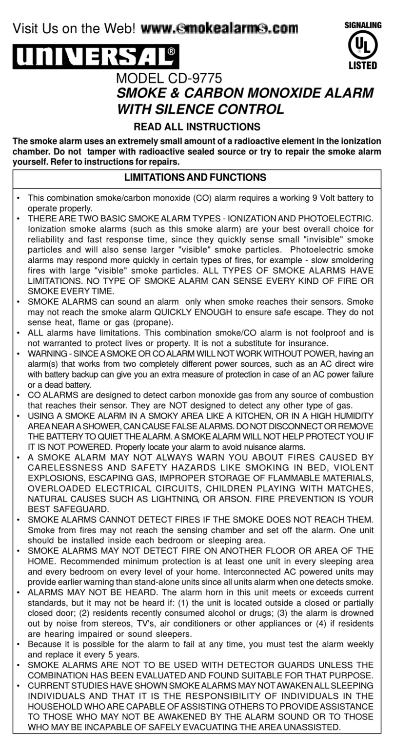 Universal Electronics CD-9775 instructions