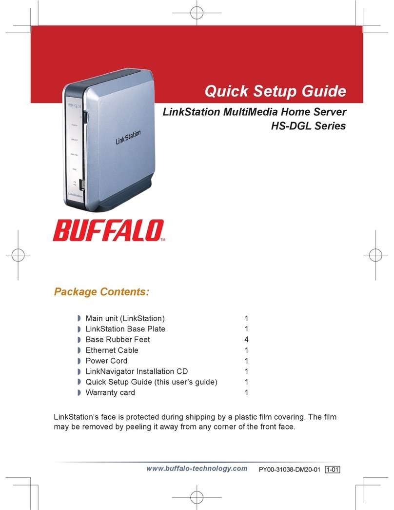 Buffalo LinkStation HS-DGL Series User manual