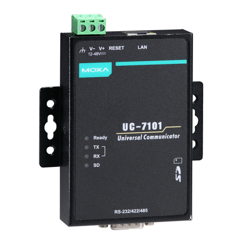 Moxa Technologies UC-7101 Instructions for use