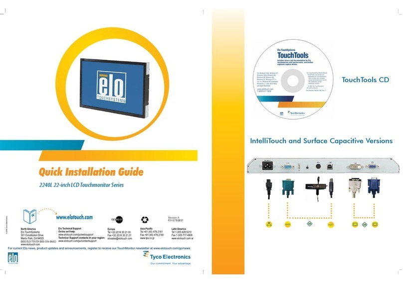 Elo TouchSystems 2240L User manual