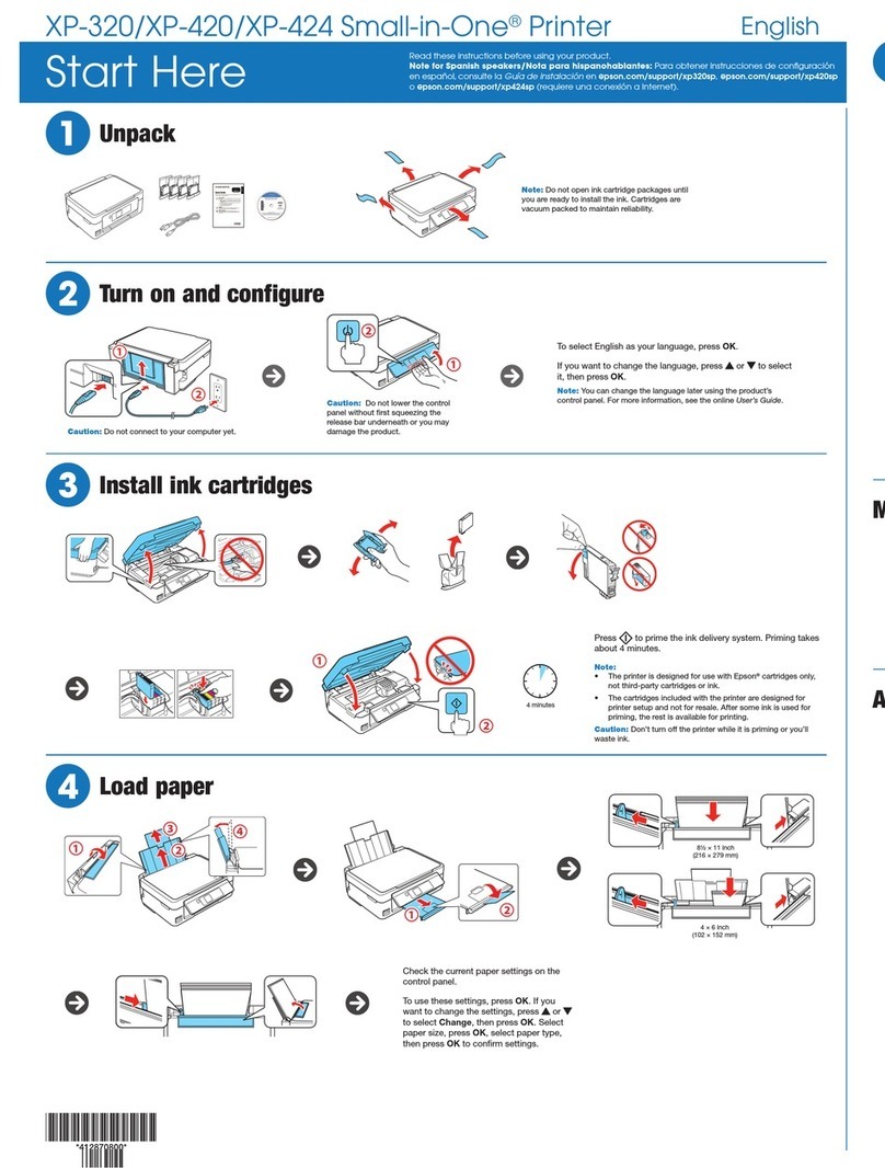 Epson XP-320 User manual