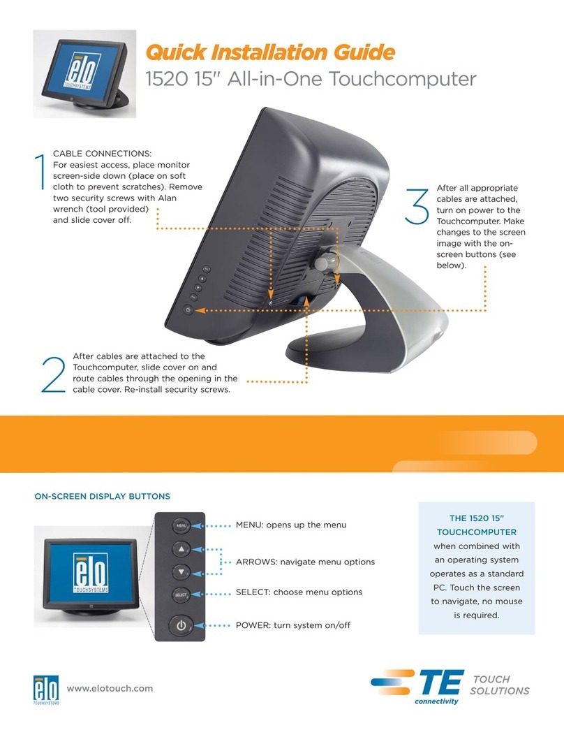 Elo TouchSystems 1520 User manual