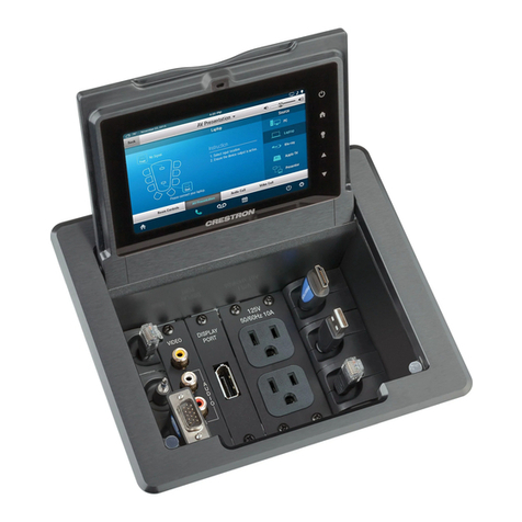 Crestron FlipTop FT-TS600 User manual