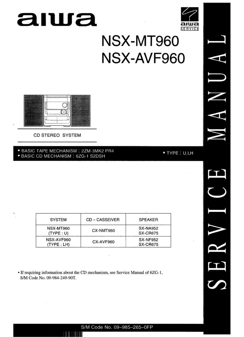 Aiwa NSX-MT960 User manual