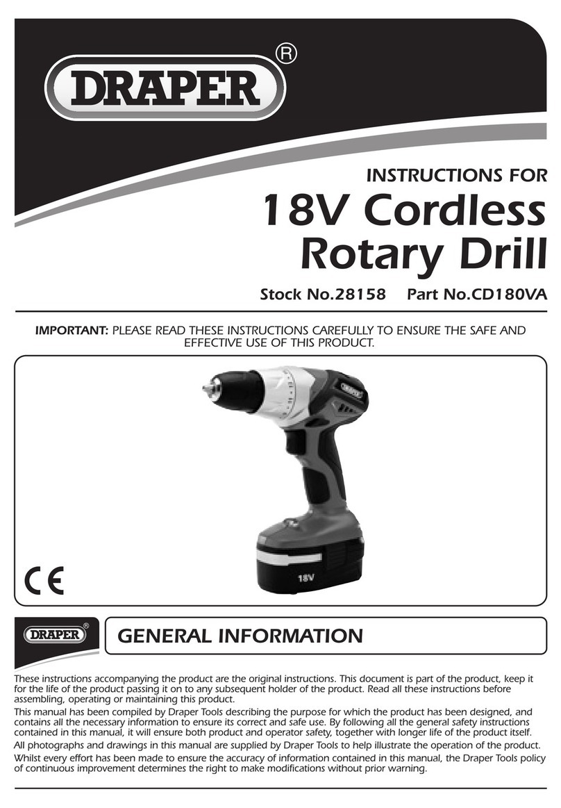 Draper CD180VA Instructions for use