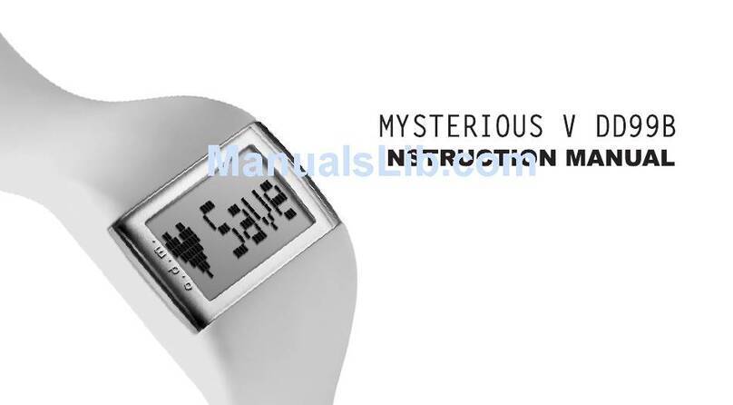 Mysterious V DD99B instruction manual