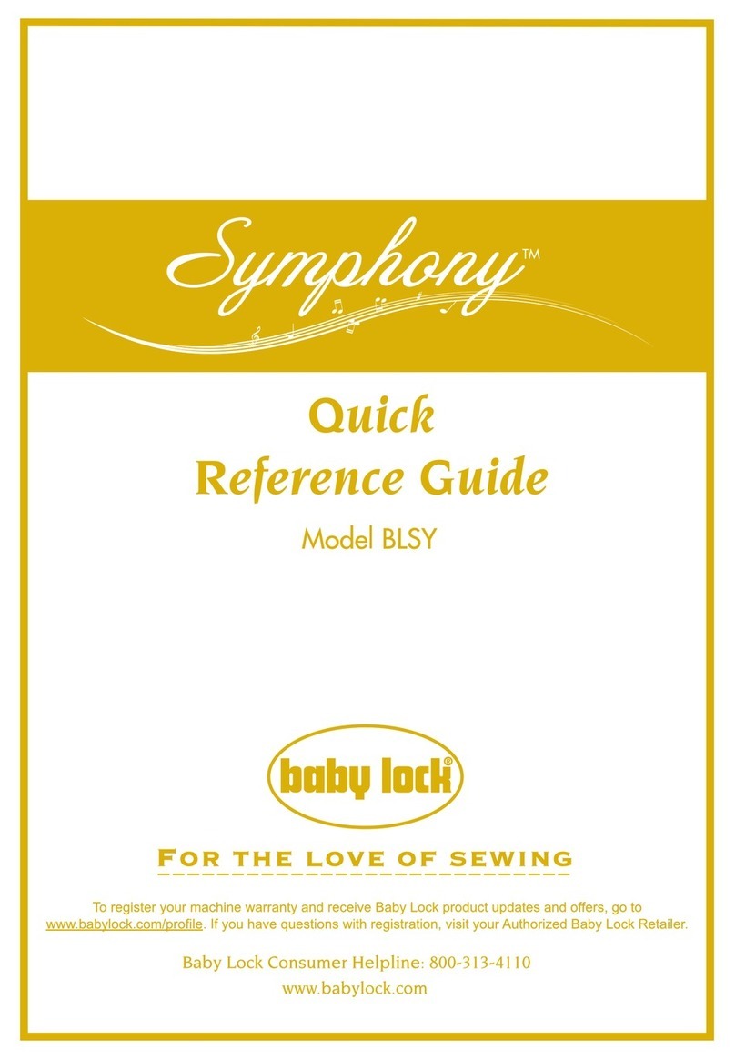 Baby Lock Symphony BLSY User manual