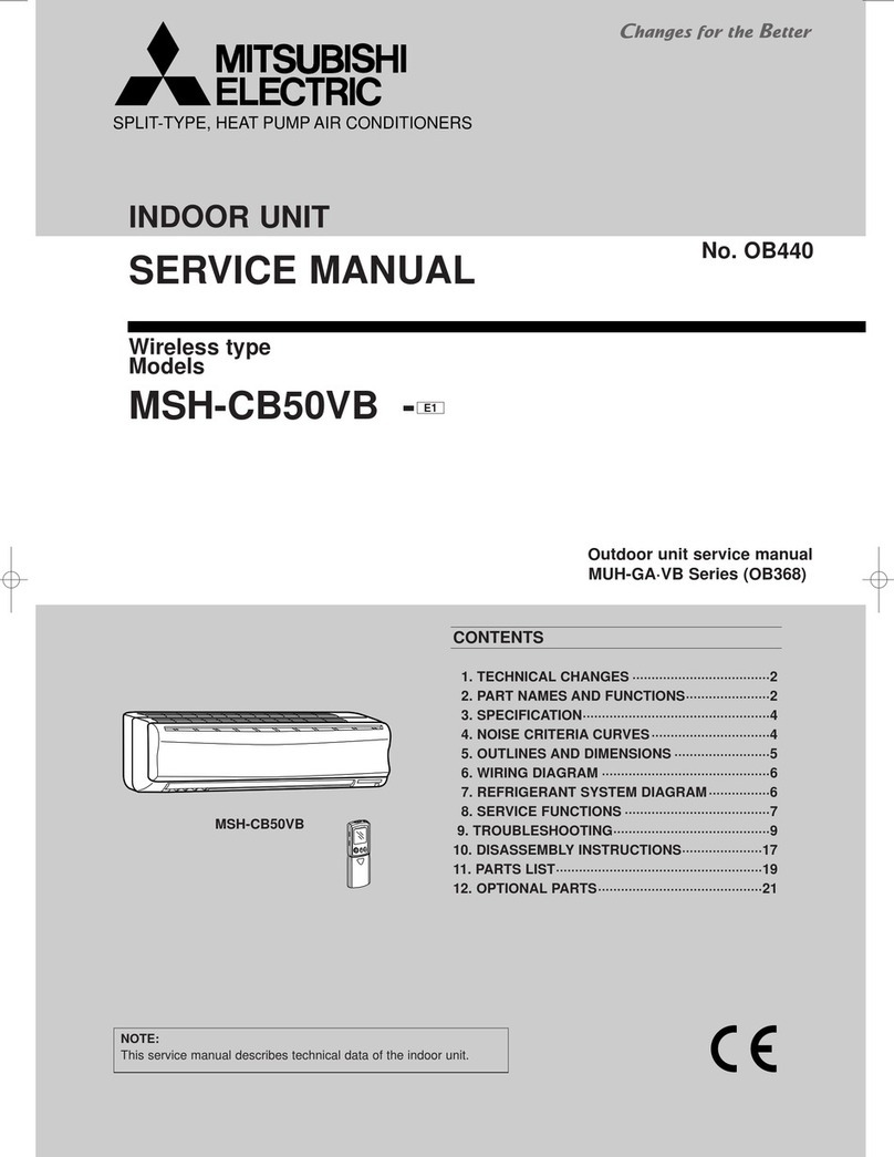 Mitsubishi MSH-CB50VB User manual