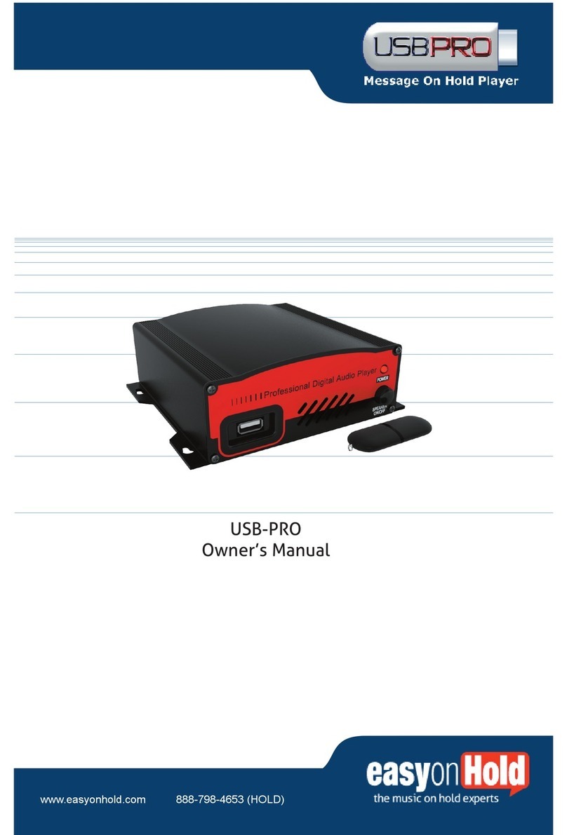 easyonHold USB-PRO User manual
