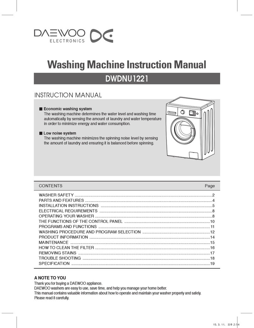 Daewoo DWDNU1221 instruction manual
