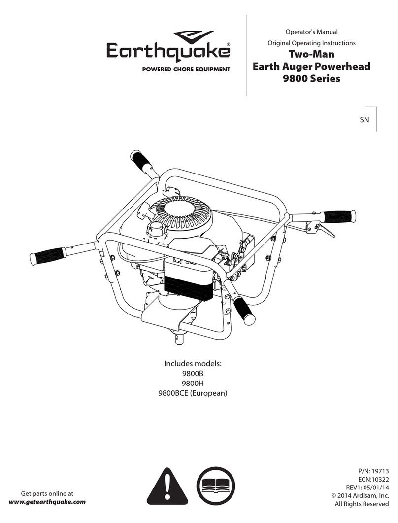 EarthQuake 9800B Operator's manual
