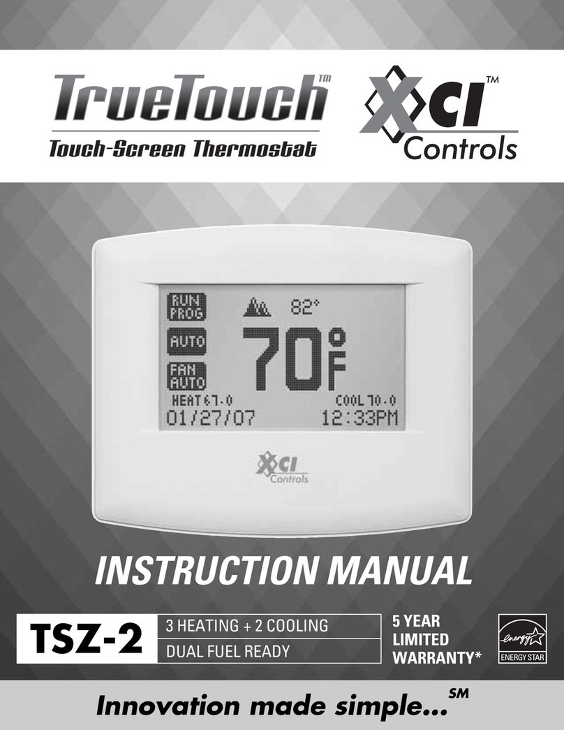 XCI Controls TrueTouch TSZ-2 instruction manual