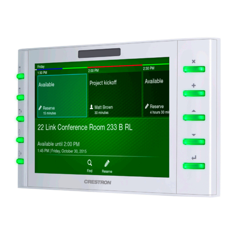 Crestron TSW-732 User manual Crestron TSW-732 User manual