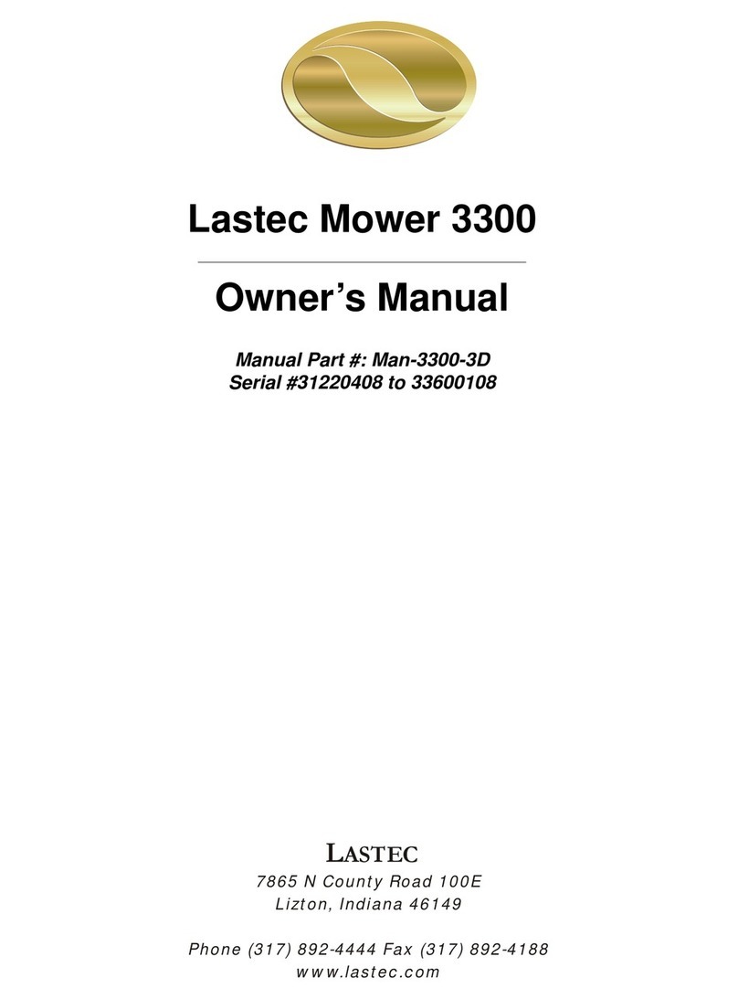 Lastec Mower 3300 User manual