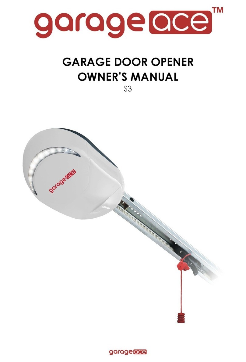 GarageAce S3 owner's manual GarageAce S3 owner's manual