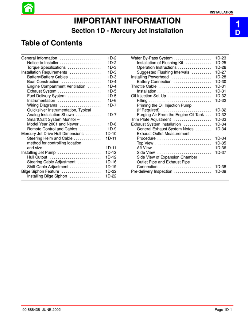Mercury OptiMax 250 User manual