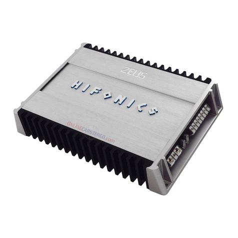 Hifonics ZEUS ZXi200.2 User manual