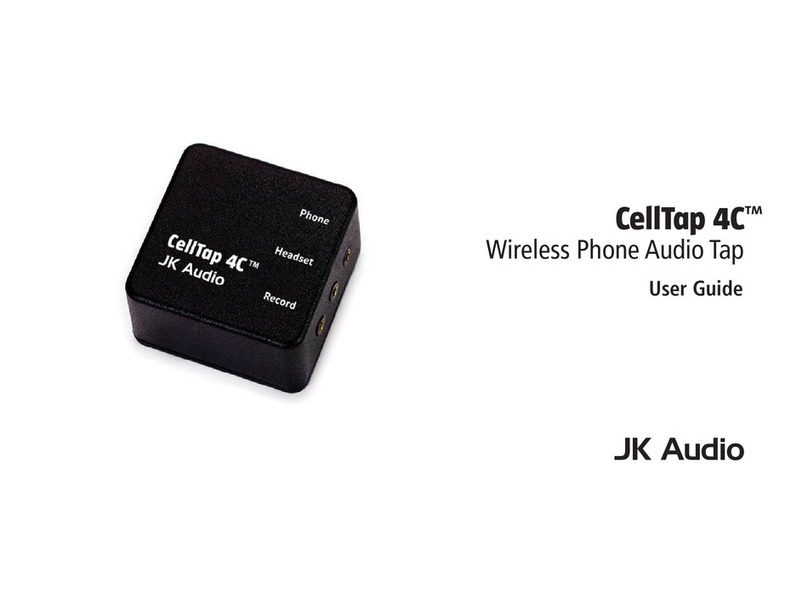 JK Audio CellTap 4C user guide