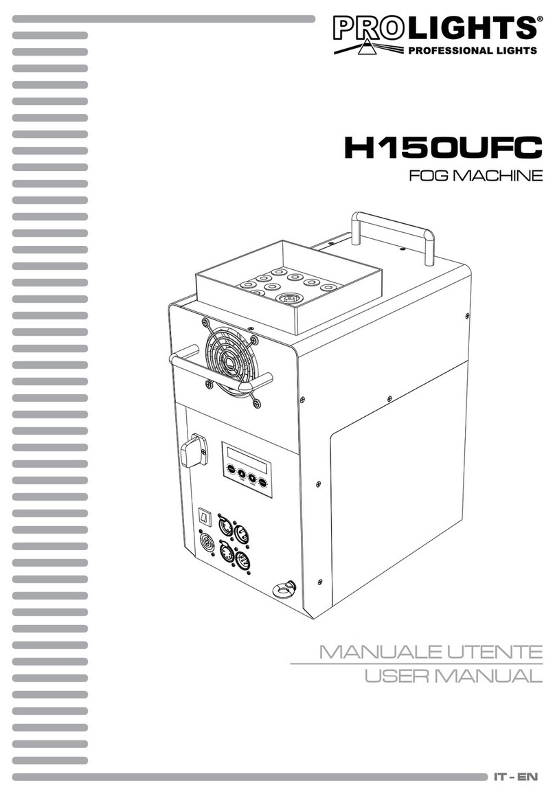 ProLights H150UFC User manual