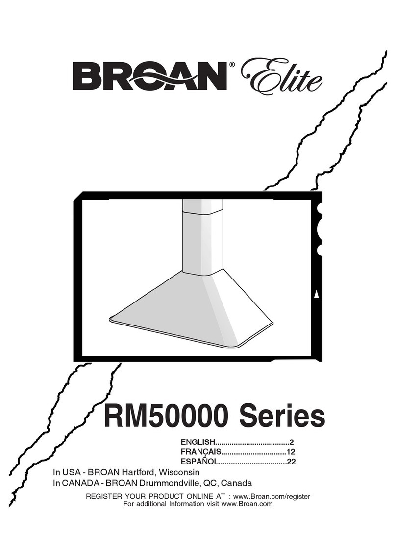 Broan RM50000 Series installation instructions