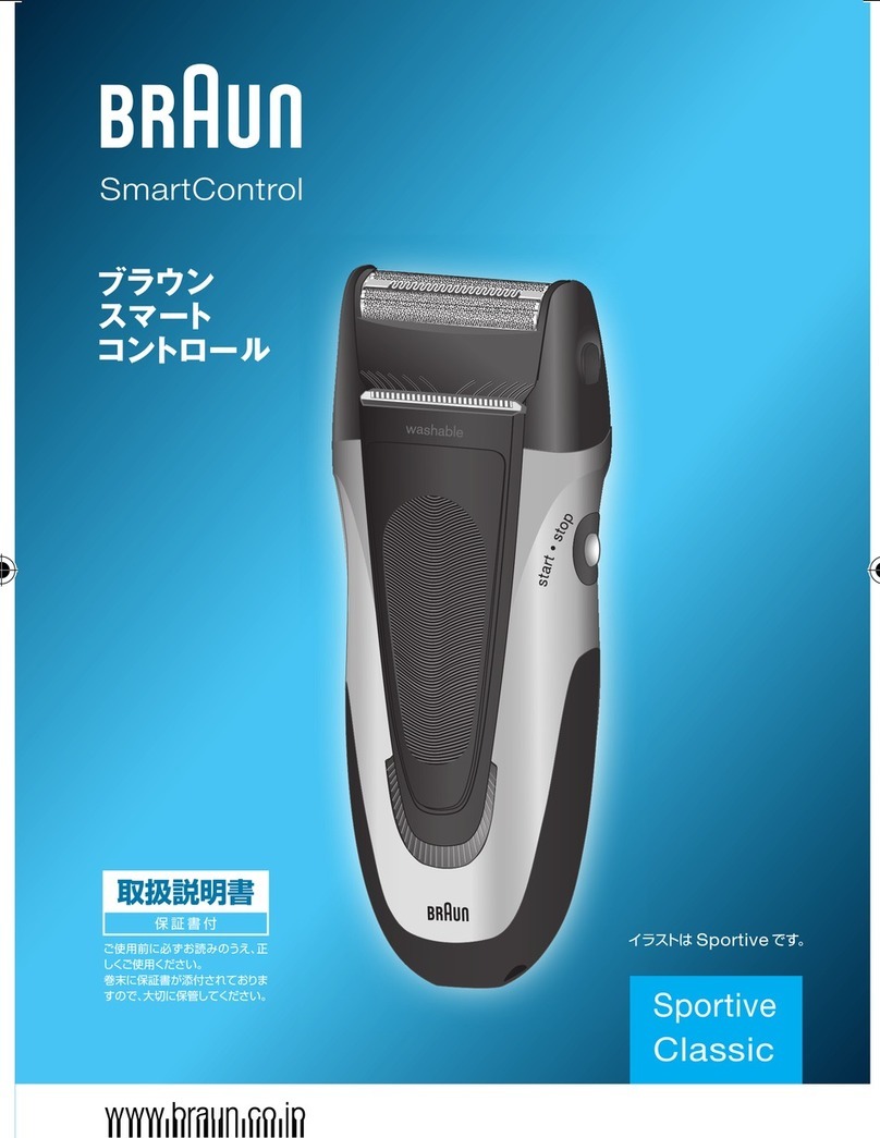 Braun SC2 Sportive User manual