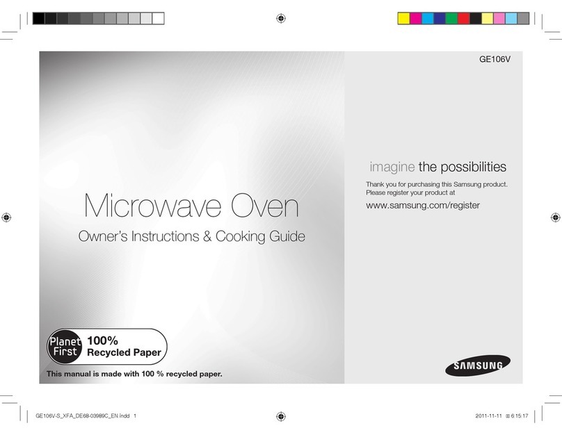 Samsung GE106V Owner's instructions
