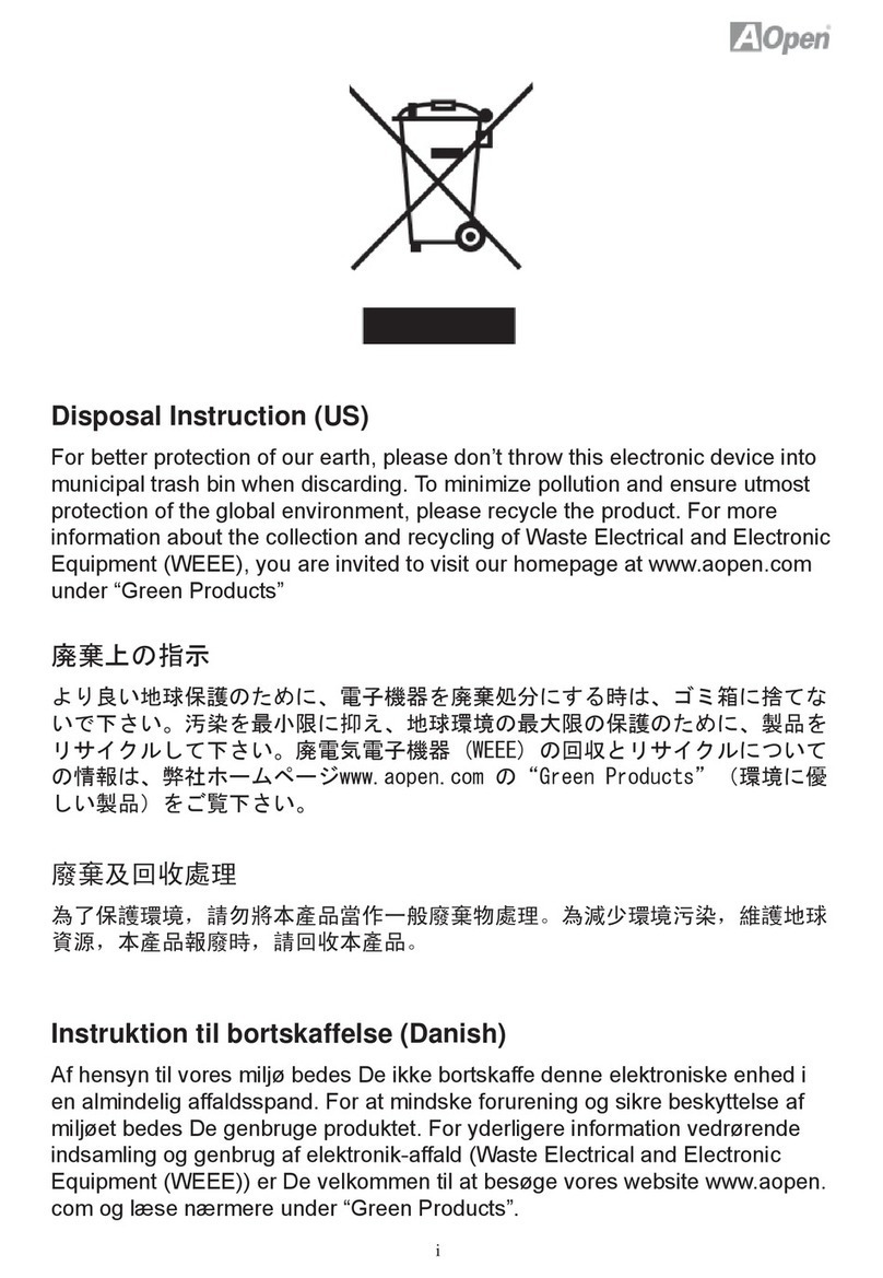 AOpen NMCP68ST User manual