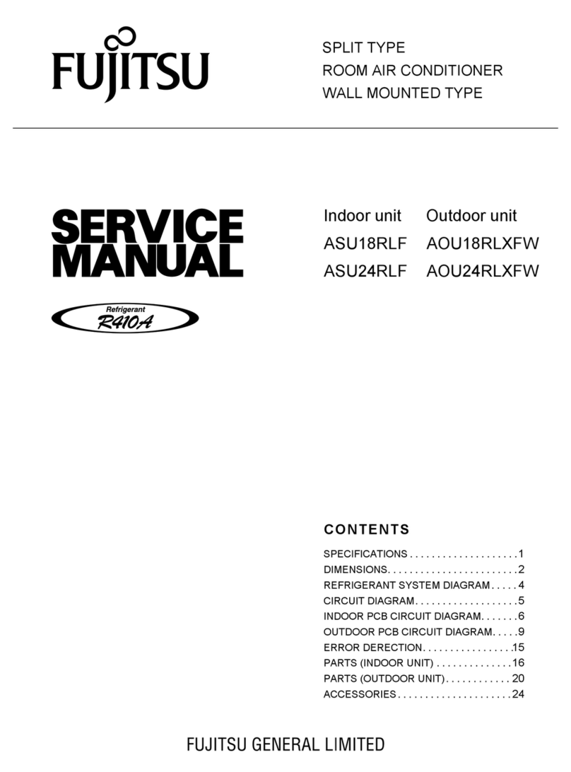 Fujitsu ASU18RLF User manual