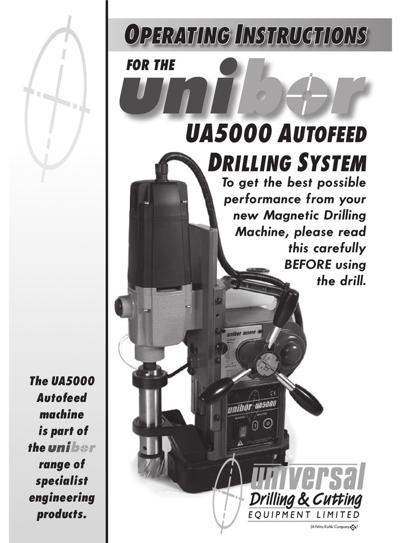 Unibor UA5000 operating instructions
