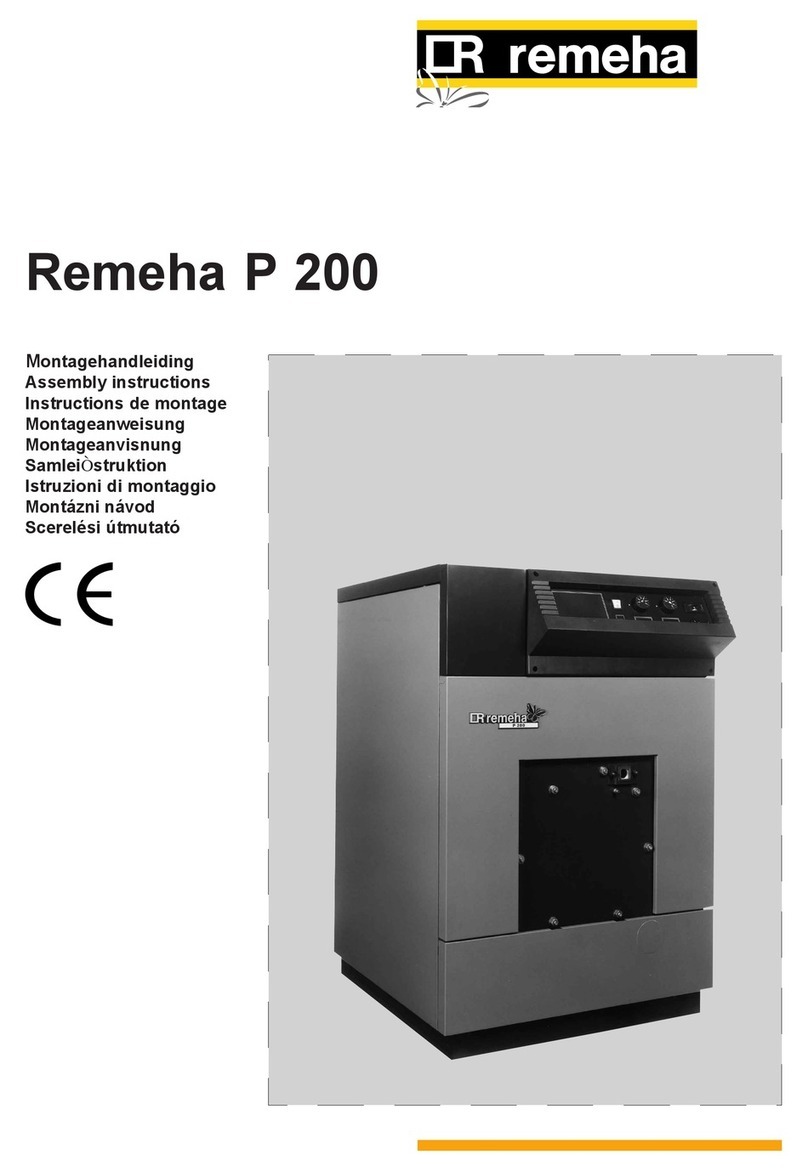 REMEHA P 200 Assembly instruction REMEHA P 200 Assembly instruction