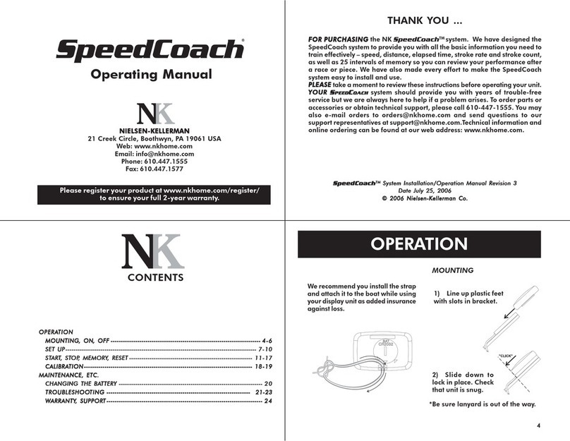 Nielsen-Kellerman SpeedCoach operating manual