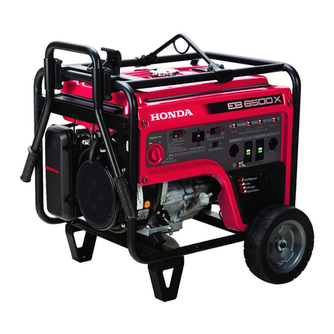 Honda Generator EB6500X User manual