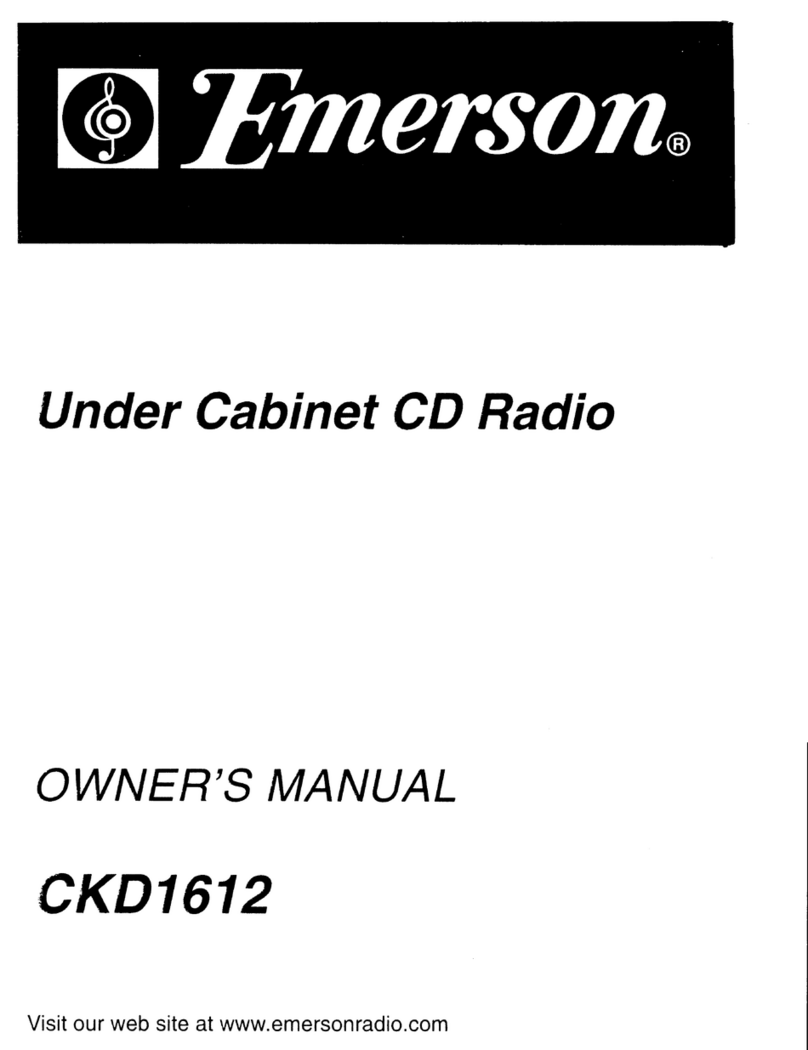 Emerson CKD1612 owner's manual