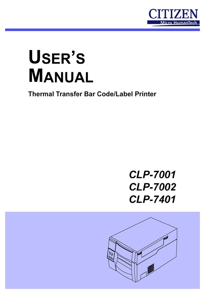 Citizen CLP-7401 user manual