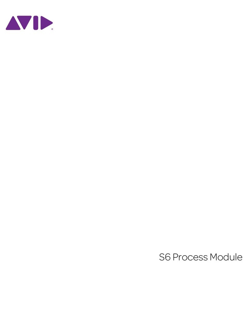 Avid Technology Pro Tools S6 Master Post Module user manual