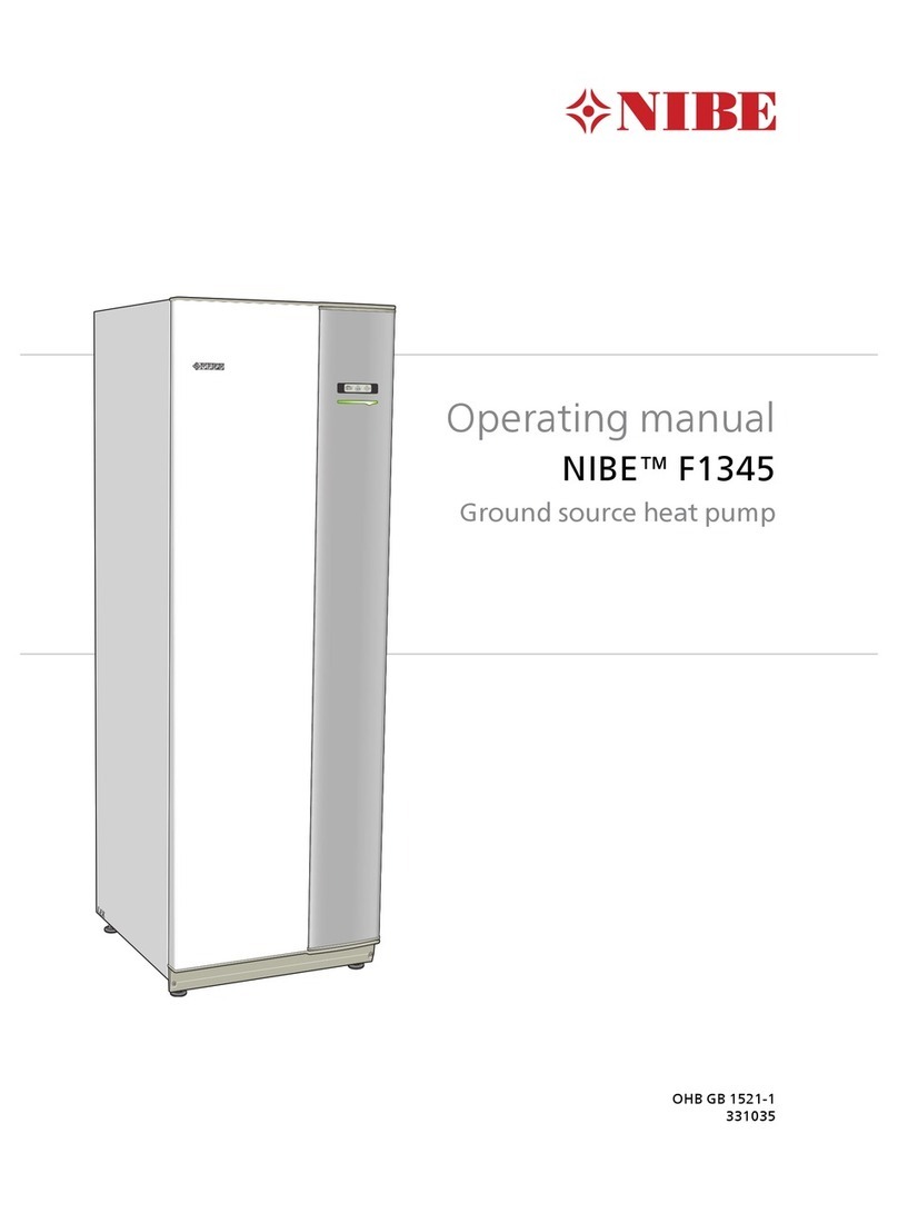 Nibe F1345 Series operating manual