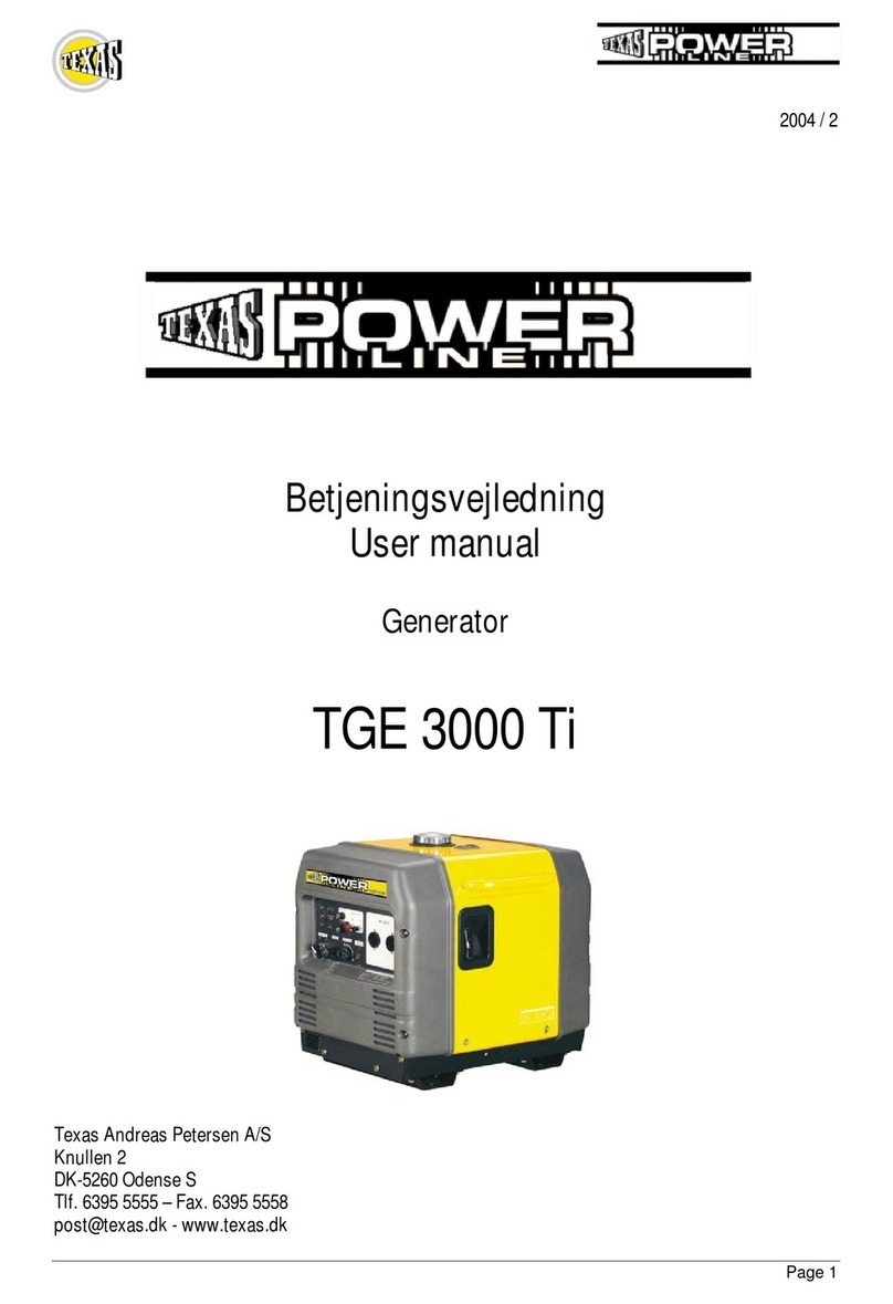 Powerline TGE 3000 Ti user manual
