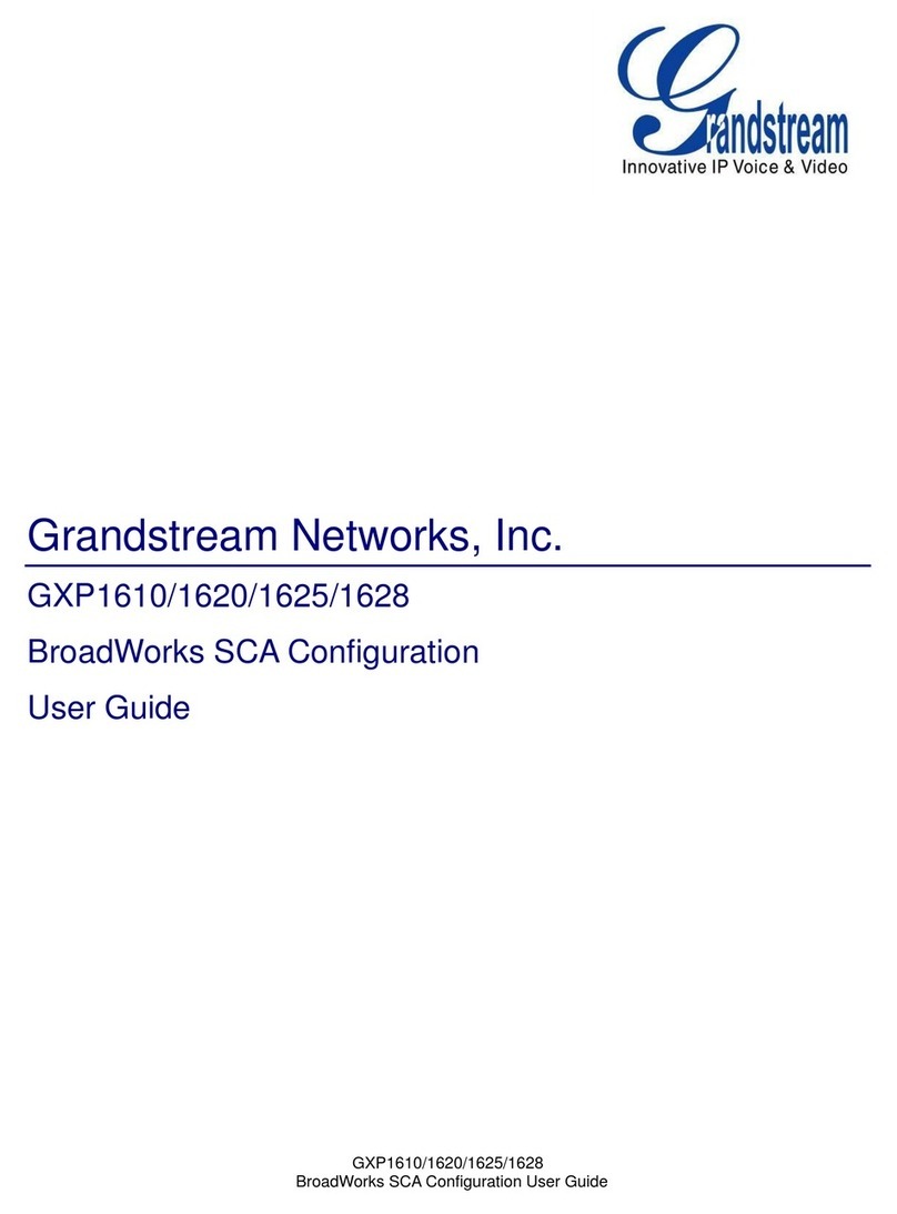 Grandstream Networks GXP1610 User manual