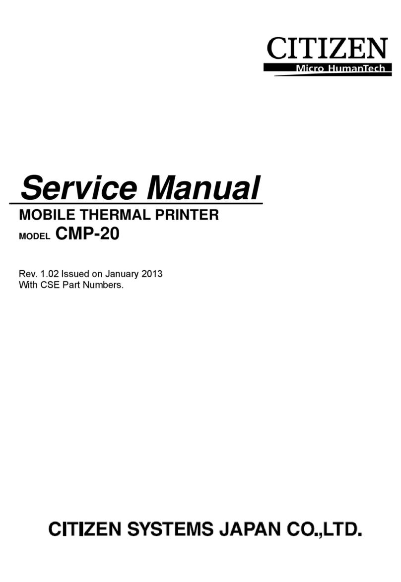 Citizen CMP-20 User manual