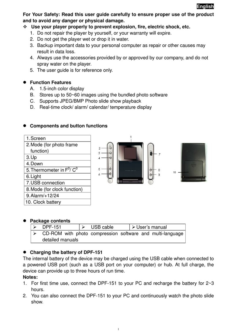 Genius DPF151 user guide