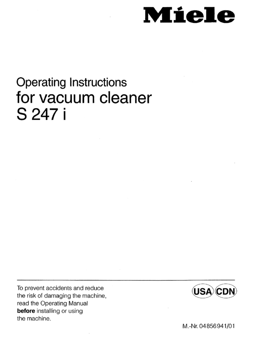 Miele S 247 i User manual Miele S 247 i User manual