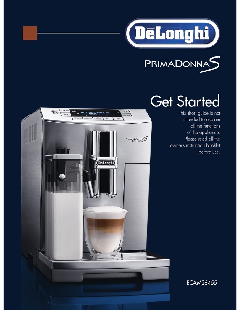 DèLonghi ECAM26.455 User manual