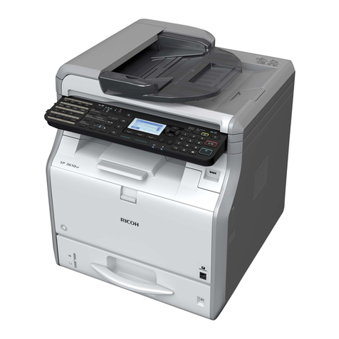 Ricoh SP 3600SF User manual