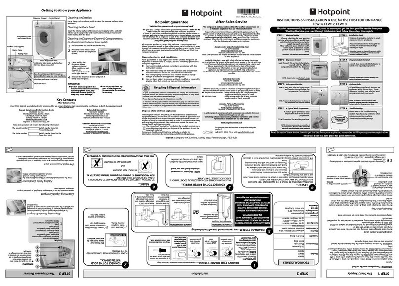 Hotpoint FEW14 User manual