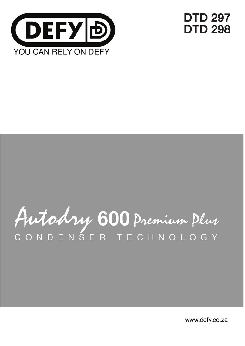 Defy DTD 297 user manual