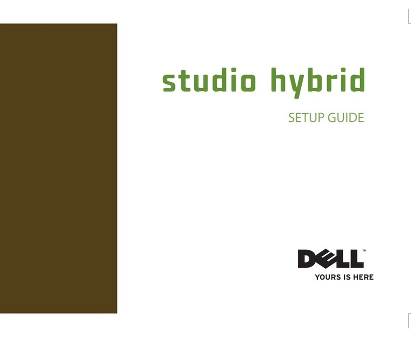 Dell Studio Hybrid DCSEA User manual Dell Studio Hybrid DCSEA User manual