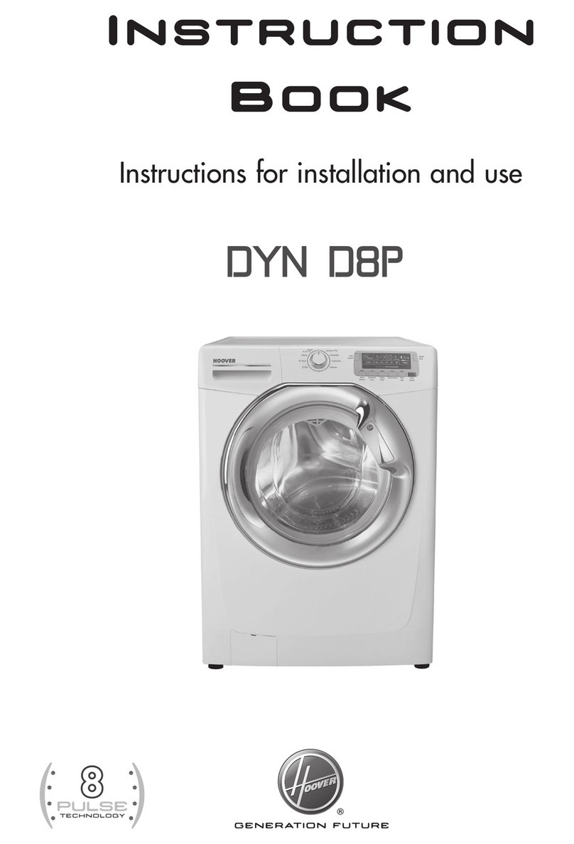 Hoover DYN D8P User manual