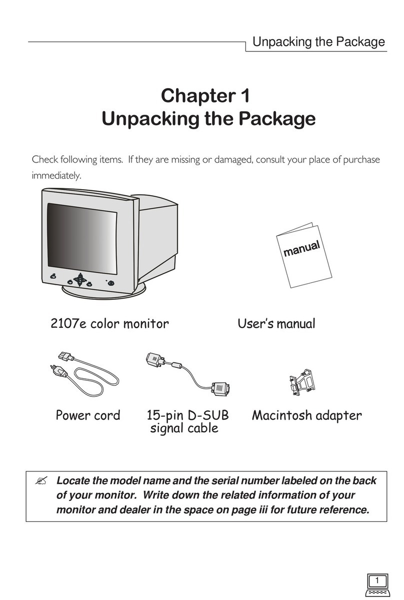 Mitsubishi Electric 2107e user manual